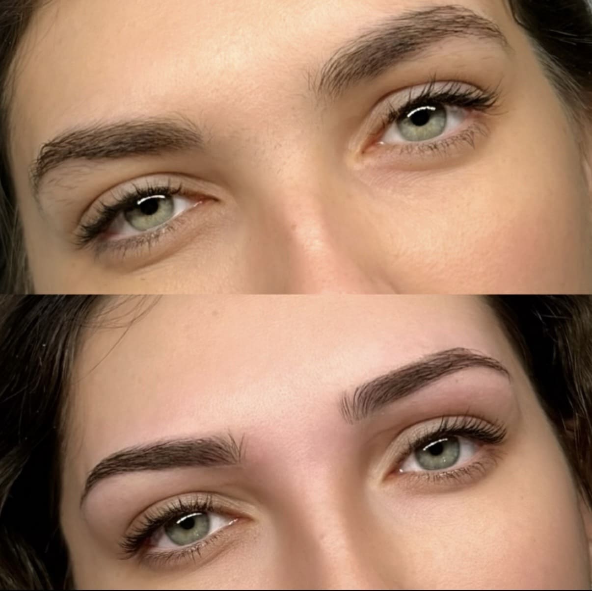 Avant/Après Brow Lift sourcils — AM Institut Avignon