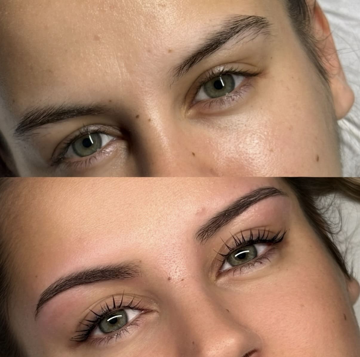 Avant/Après Brow Lift + Lash Lift — AM Institut Avignon